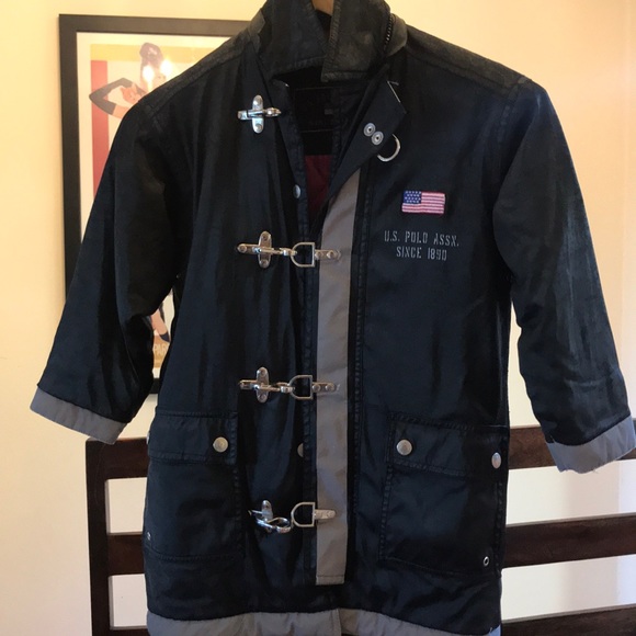 us polo rain jacket